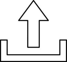 Upload icon symbol image vector