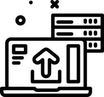 Upload icon symbol image vector