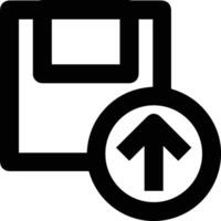 Upload icon symbol image vector