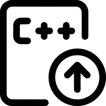 subir icono símbolo imagen vector