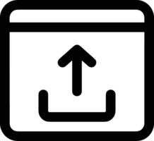 Upload icon symbol image vector