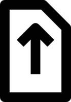 Upload icon symbol image vector
