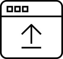 Upload icon symbol image vector