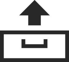 Upload icon symbol image vector