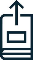 Upload icon symbol image vector