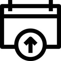 Upload icon symbol image vector