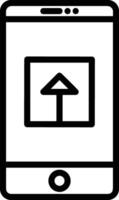 Upload icon symbol image vector