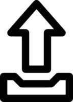 Upload icon symbol image vector