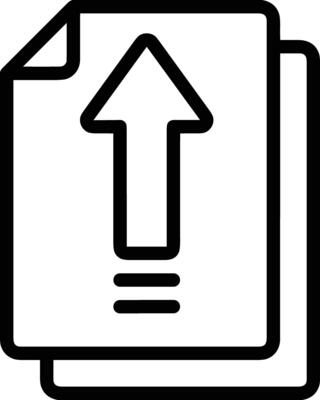Upload icon symbol image