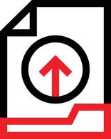 Upload icon symbol image vector
