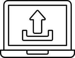 Upload icon symbol image vector
