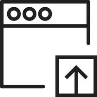 Upload icon symbol image vector