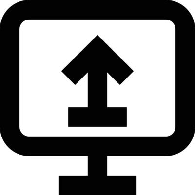 Upload icon symbol image
