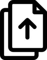 Upload icon symbol image vector