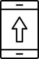 Upload icon symbol image vector