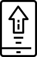 Upload icon symbol image vector