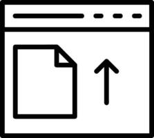 Upload icon symbol image vector