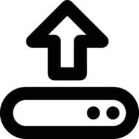 Upload icon symbol image vector