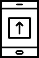 Upload icon symbol image vector