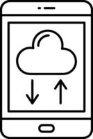 Upload icon symbol image vector