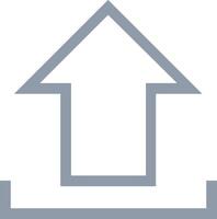Upload icon symbol image vector