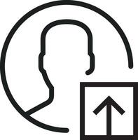 Upload icon symbol image vector