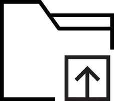 Upload icon symbol image vector