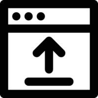 Upload icon symbol image vector