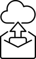 Upload icon symbol image vector