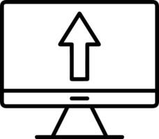 Upload icon symbol image vector