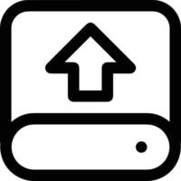 Upload icon symbol image vector