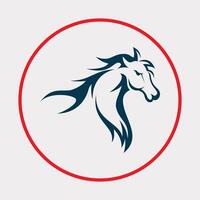 Horse icon beautiful background abstract colorful illustration design vector