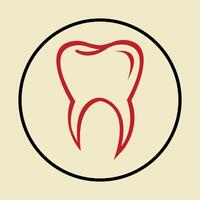 Tooth symbol abstract beautiful amazing background illustration design vector