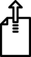 Upload icon symbol image vector