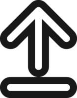 Upload icon symbol image vector