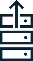 Upload icon symbol image vector