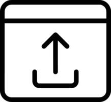 Upload icon symbol image vector