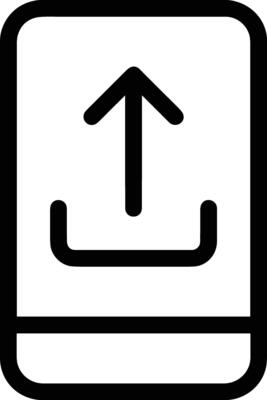 Upload icon symbol image