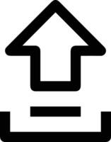 Upload icon symbol image vector