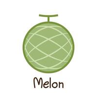 Melon logo . melon on white background. vector