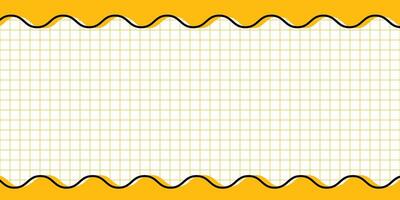 Yellow Wave Abstract Background vector