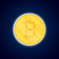 Bitcoin cryptocurrency price up. Bitcoin going up. Graph up. vector