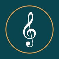 Clef key symbol dark abstract background beautiful illustration design vector