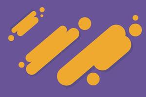 abstract geometry background yellow strips and purple background vector