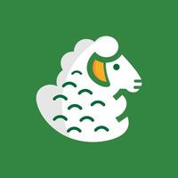 Cloud on Clover Sheep vector
