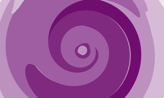 Twisted abstract purple background, swirling circle shaped background vector