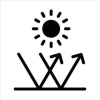 uv in flat design style vector