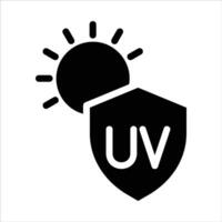 uv in flat design style vector