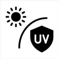 sun protection in flat design style vector