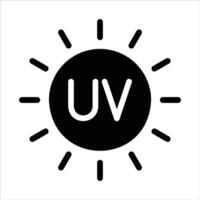 uv protection in flat design style vector